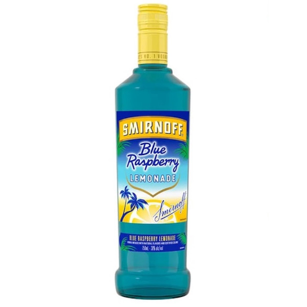 Smirnoff Blue Raspberry Lemonade - Smirnoff Peach Lemonade tasting event