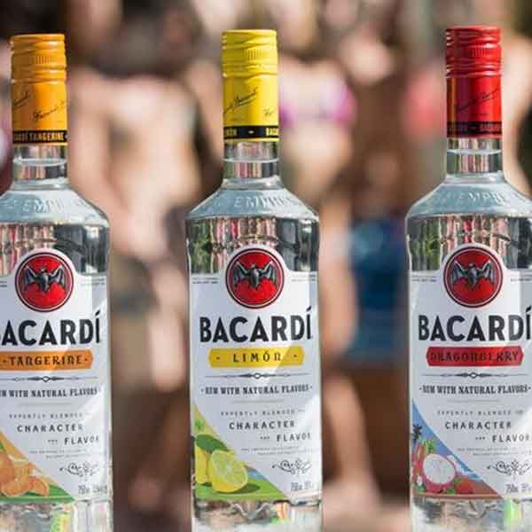 Bacardi flavored rum tasting event