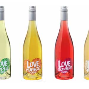 Platino Peach Wine - Platino Strawberry Wine tasting event