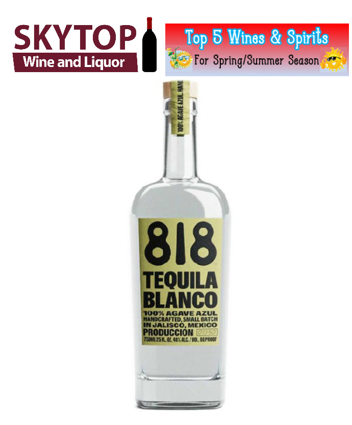 top liquor 1. 818 Tequila Blanco: